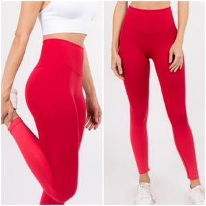 NEW! RED OMBRE LEGGINGS
